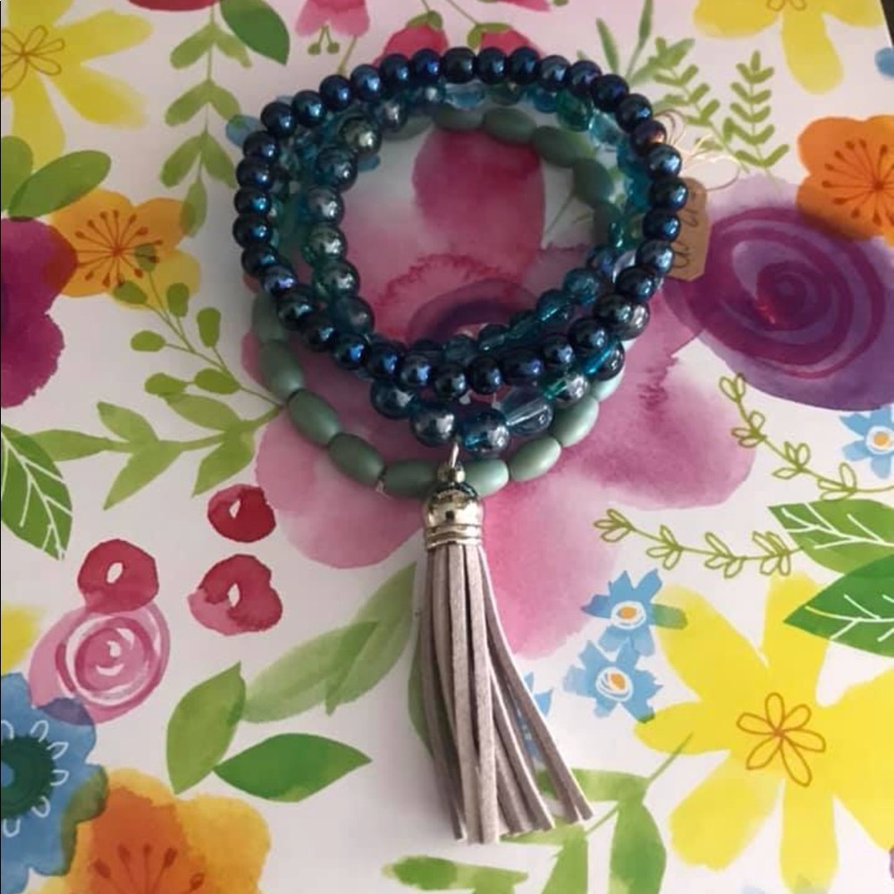 3 stackable Bracelets. HANDMADE & NEW
